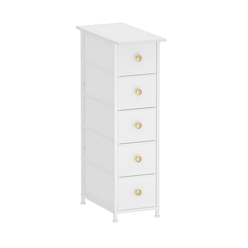 GiftGo Narrow Dresser Cabinet Vertical Slim Dresser Chest of Drawers...