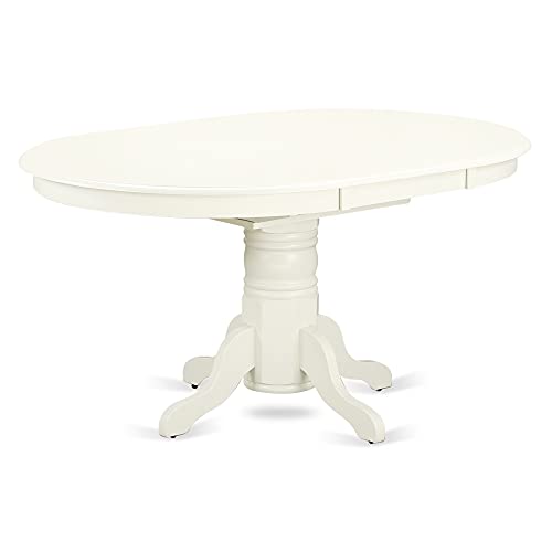 East West Furniture AVT-LWH-TP Avon Dining Room Table - an Oval...