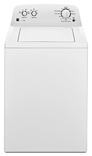 Kenmore Top-Load Washer with Dual Action Agitator, Stainless Steel Top...