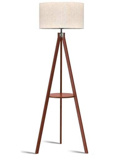 LEPOWER Tripod Floor Lamp, Mid Century Wood Standing Lamp, Modern...