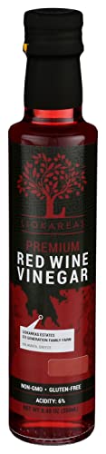 Greek Red Wine Vinegar - Organic - NonGMO - Gluten Free - Paleo - 6%...