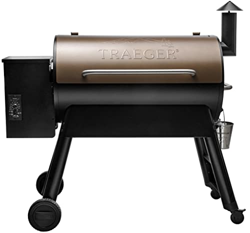 Traeger Grills Pro 34 Electric Wood Pellet Grill and Smoker, Bronze,...