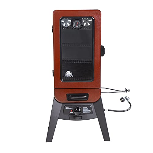 Pit Boss Grills PBV3G1 Vertical Smoker, Red Hammertone 684 sq inches...