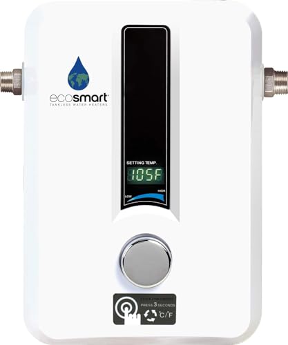 EcoSmart ECO 11 Electric Tankless Water Heater, 13KW at 240 Volts with...