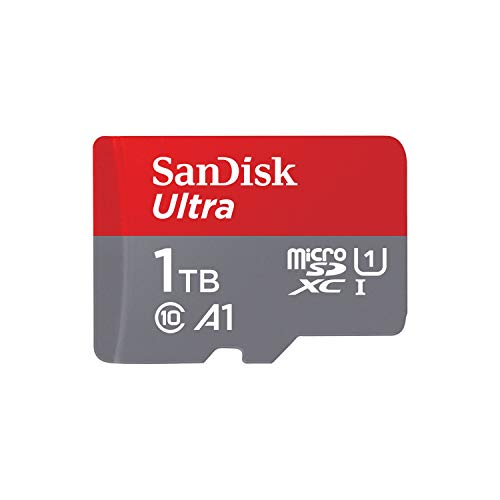 SanDisk 1TB Ultra microSDXC UHS-I Memory Card with Adapter - Up to...