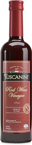 Tuscanini Italian Red Wine Vinegar, 16.9oz | Red Wine Vinegar for...