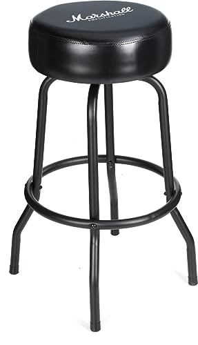 Marshall Logo Bar/Guitar Stool - Black