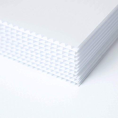 10 Pack 18x24' Corrugated Plastic Sign Blank- White