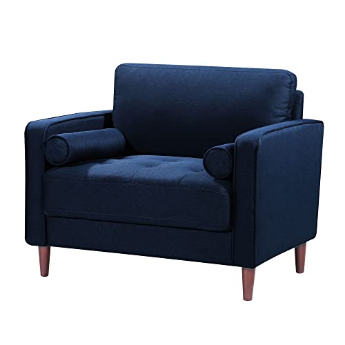 Lifestyle Solutions Lexington Armchair, Navy Blue