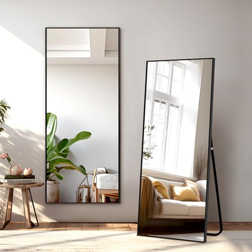 NicBex Full Length Mirror with Stand, 56'x19' Aluminum Alloy Frame...