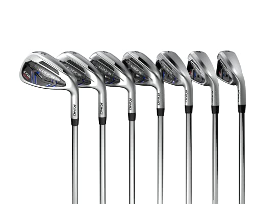 Cobra Golf 2022 LTDX One Length Iron Set Satin Chrome-Red-Blue (Men's,...