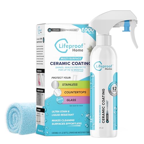 Lifeproof Ceramic Coating Spray Kit - Shine, Seal & Protect Kitchen &...