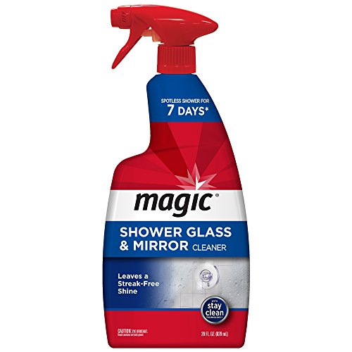 Magic Shower Glass & Mirror Cleaner, 28 Fluid Ounce (Packaging May...