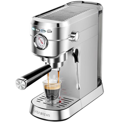 CASABREWS Espresso Machine 20 Bar, Professional Espresso Maker with...