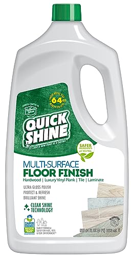 Quick Shine Multi Surface Floor Finish 64oz | Cleaner & Polish to use...