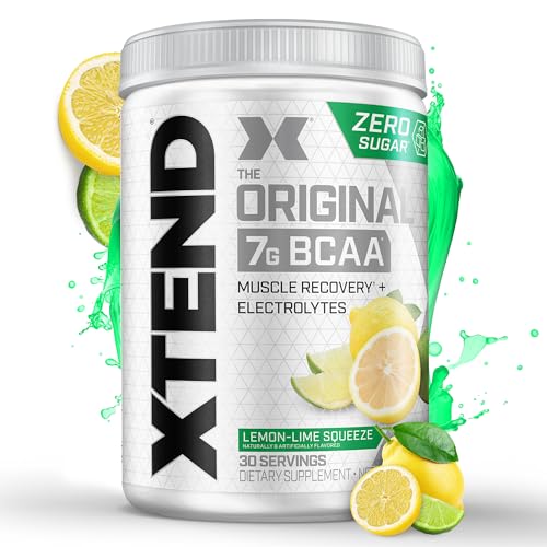 Xten Original BCAA Powder Lemon Lime Squeeze, Sugar Free Post Workout...
