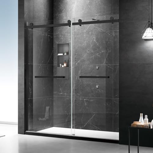 MoSweet Milano Double Sliding Shower Door, 60 in.W x 74 in.H Framed...