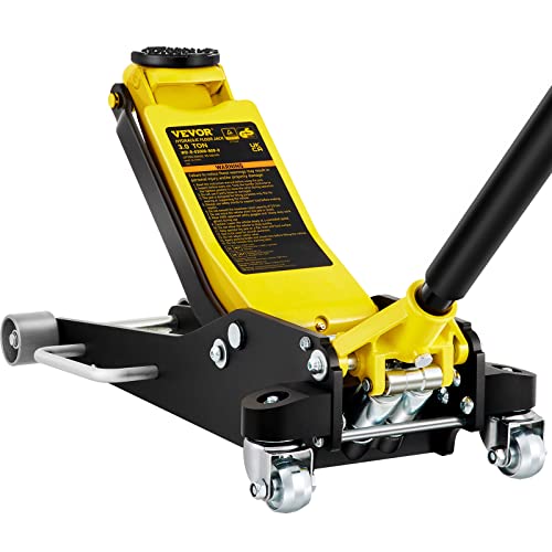 VEVOR 3 Ton Low Profile , Aluminum and Steel Racing Floor Jack with...