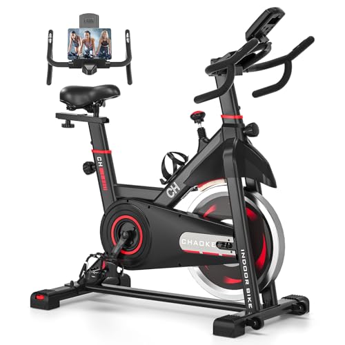 Exercise Bike, CHAOKE Stationary Bikes for Home with 330lbs Weight...