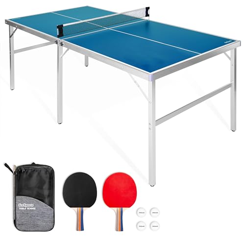 GoSports Mid-Size Table Tennis Game Set - Indoor/Outdoor Portable Game...