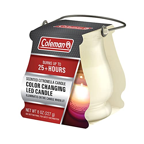 Coleman Color Changing LED Citronella Outdoor Citronella Scented...