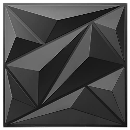Art3dwallpanels 33 Pack 3D Wall Panel Diamond for Interior Wall...