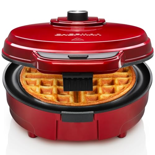 Chefman Anti-Overflow Belgian Waffle Maker w/Shade Selector,...