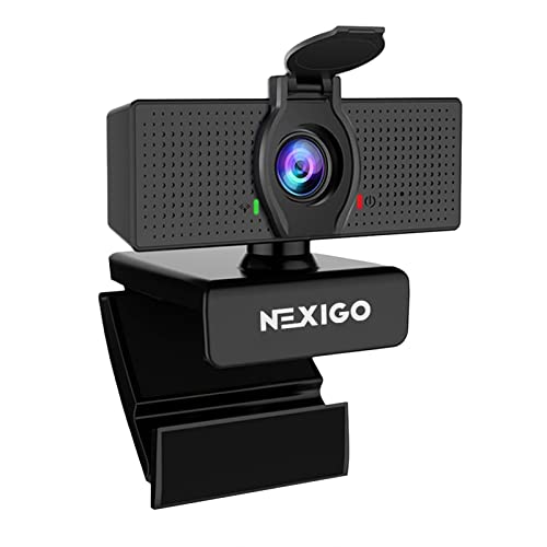 NexiGo N60 1080P Webcam with Microphone, Adjustable FOV, Zoom,...