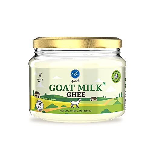 Aadvik Goat Milk Ghee with Ayurvedic Benefits | Pasture Grazed...