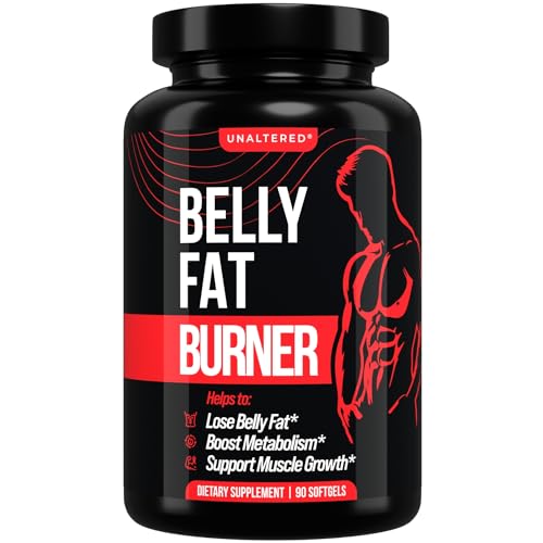 UNALTERED Belly Fat Burner for Men - Lose Belly Fat, Tighten Abs,...