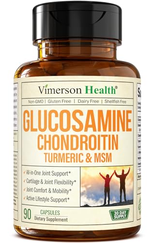 Glucosamine Chondroitin MSM Turmeric Boswellia - Joint Support...
