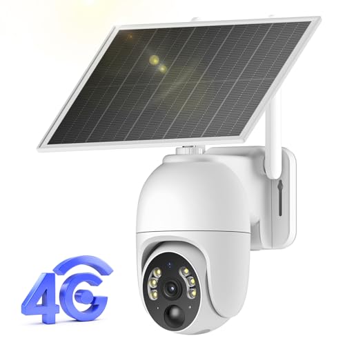 Oculview 4G LTE Cellular Security Camera, No WiFi Needed Security...