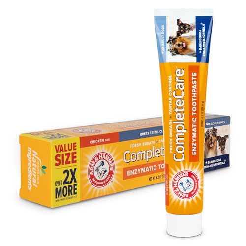 Arm & Hammer Complete Care Enzymatic Dog Toothpaste, 6.2 oz - Dog...