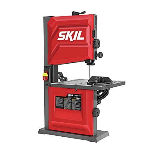 SKIL 2.8 Amp 9 In. 2-Speed Benchtop Band Saw for Woodworking -...