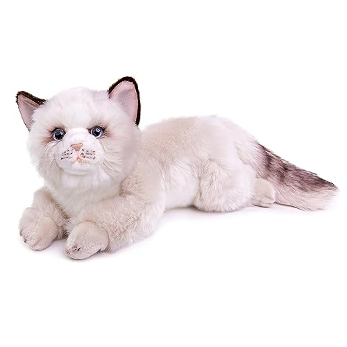 ZHONGXIN MADE Ragdoll Cat Plush, Lifelike Ragdoll Cat Stuffed Animals,...