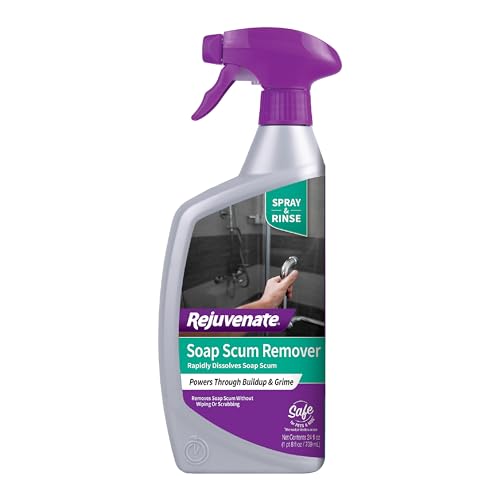 Rejuvenate Scrub Free Soap Scum Remover Shower Glass Door Cleaner...