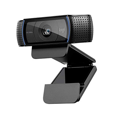 Logitech C920x HD Pro Webcam, Full HD 1080p/30fps Video Calling, Clear...