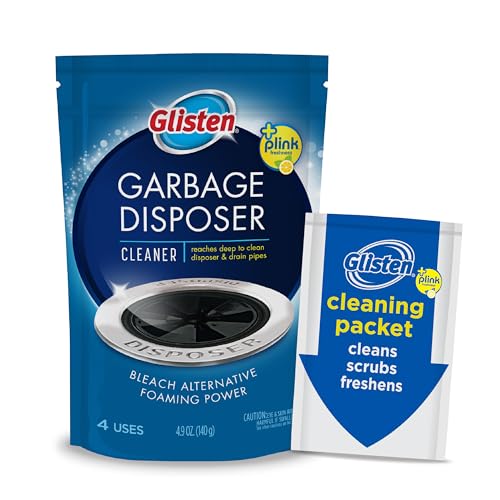 Glisten Garbage Disposer Cleaner and Freshener, Sink Disposal Odor...