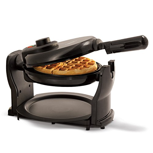 BELLA Classic Rotating Belgian Waffle Maker with Nonstick Plates,...