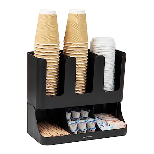 Mind Reader 6 Compartment Upright Breakroom Coffee Condiment and Cup...
