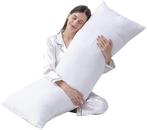 DOWNCOOL Large Body Pillow Insert- Breathable Full Body Pillow for...