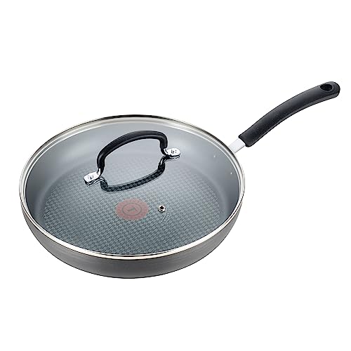 T-fal Ultimate Hard Anodized Nonstick Fry Pan With Lid 10 Inch, Oven...