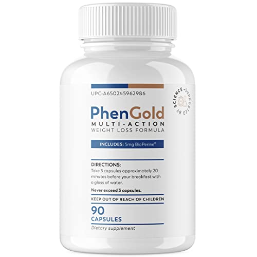 PhenGold Pills, Original Multi-Action Weight Management Formula with...