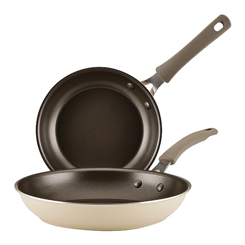 Rachael Ray Cook + Create Nonstick Frying Pans/Skillet Set, 9.5 Inch...