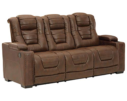 Signature Design by Ashley Owner's Box Faux Leather Power Reclining...