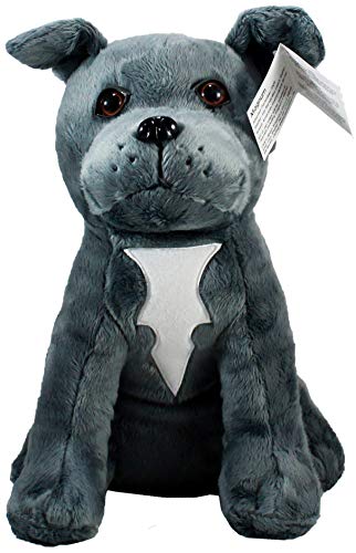 Shelter Pets 10' Grey Pitbull Plush Toy: Magnum - Real-Life Adopted...