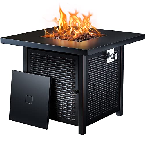 Ciays 32 Inch Propane Fire Pit, CSA-listed Outdoor Gas Fire Pit 50,000...