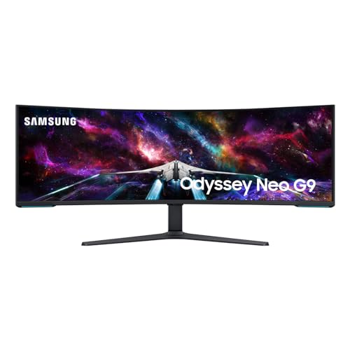 SAMSUNG 57' Odyssey Neo G9 Series Dual 4K UHD 1000R Curved Gaming...