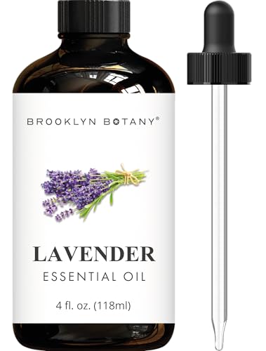 Brooklyn Botany Lavender Essential Oil - Huge 4 Fl Oz - 100% Pure and...
