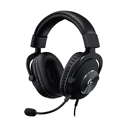 Logitech G Pro X Wired Gaming Headset: Blue VO!CE Detachable Boom Mic,...